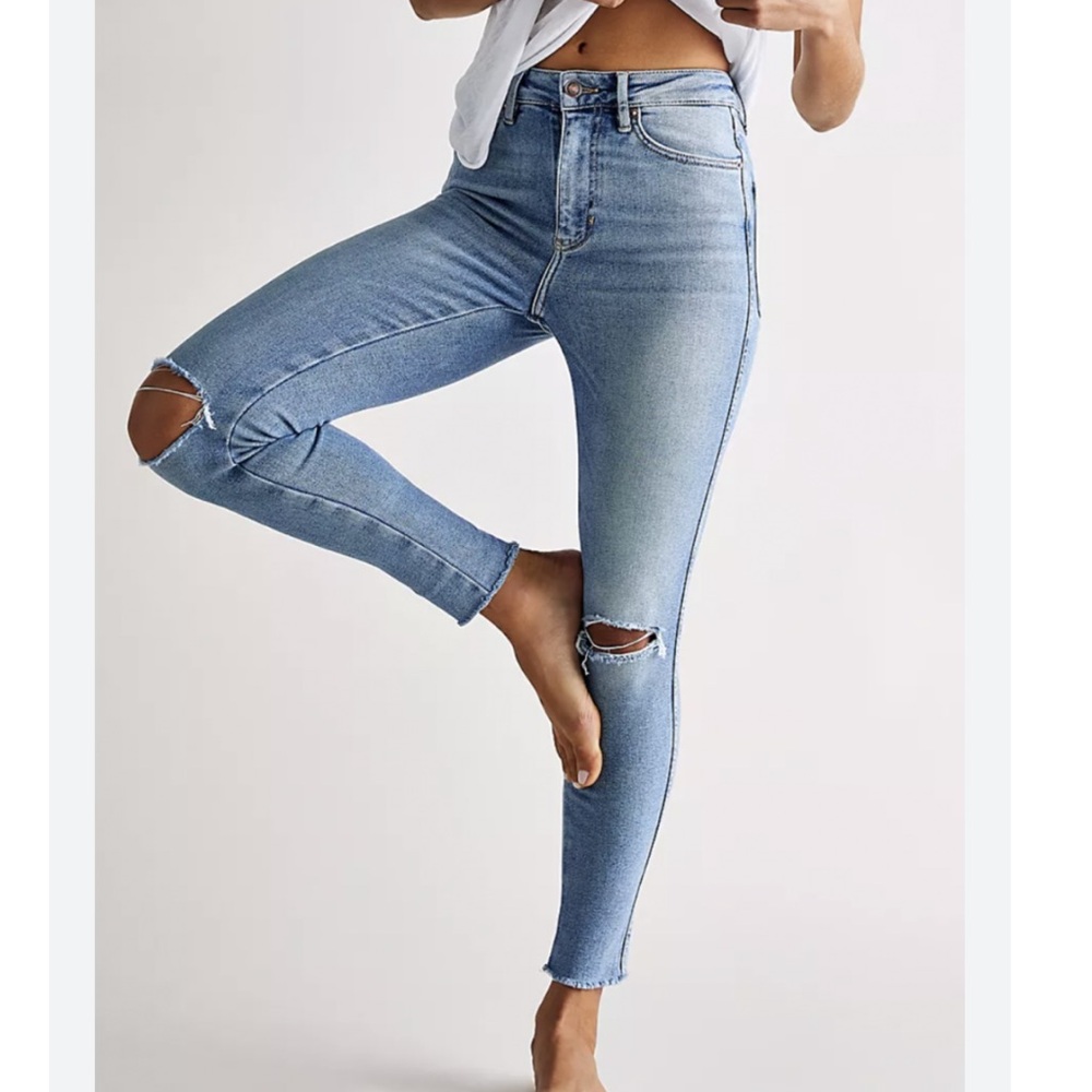 Free People We The Free Raw High-Rise Jegging